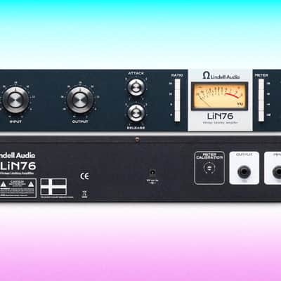Lindell LIN76 FET Compressor Limiting Amplifier 2022 - Present - Black image 2