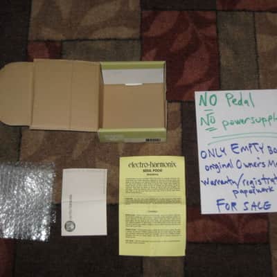 lightly handled Electro-Harmonix EMPTY CARDBOARD BOX, original Owner's Manual, & Warranty / Registration paperwork ONLY for Soul Food Transparent Overdrive (NO pedal, NO power supply) 2010s (specifically from 2014) image 2