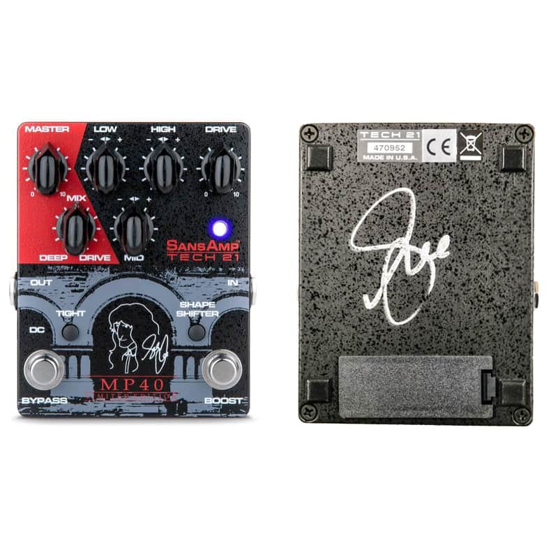 Autographed by Geddy!!!Tech 21 MP40 Limited Edition Geddy Lee Signature SansAmp Bass Drive image 1