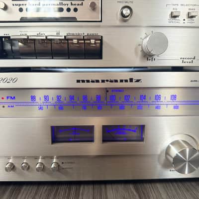 Marantz 2020 1978 - Brushed stainless steel image 2