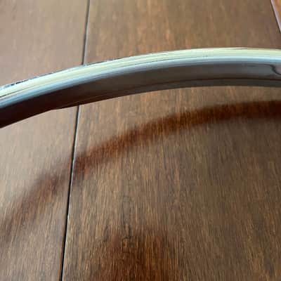 Ludwig 18 inch 1.6 triple flanged hoops 1970s - chrome image 5