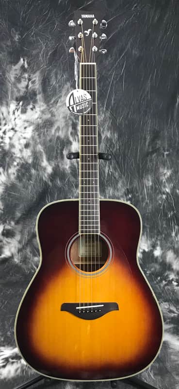Yamaha FG-TA BS TransAcoustic Dreadnought image 1