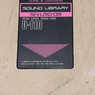 Roland SN-U110-09 Guitar & Keyboards Sound Library