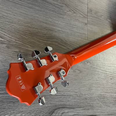 Ibanez AGR63 Hollow Body Electric guitar w/ Bigsby, Vibramate & Gigbag - Gretsch Orange - Gibson wiring harness UPGRADE image 23