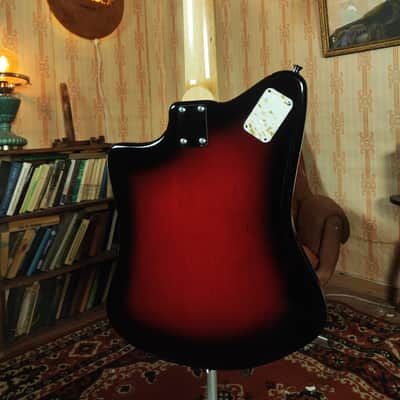 Formanta Style USSR Electric Guitar Built In Tone Bender Soviet Germanium Fuzz image 5