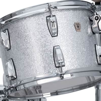 Ludwig *Pre-Order* Classic Maple 8x10" Silver Sparkle Rack Tom Tom Drum Atlas Mount | Made in the USA | Special Order | Authorized Dealer image 1