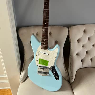 Warmoth Jag-Stang 2015- Custom Guitar - Sonic Blue w/ Fender Case