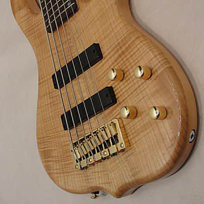 Ken Smith Design KSDB6 Barn Burner Deluxe 6 String Electric Bass Guitar 2015 Natural image 7