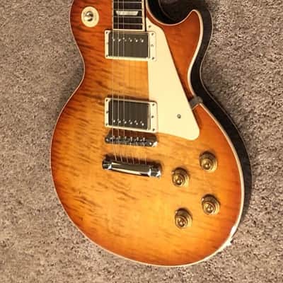 Gibson Les Paul ES Standard no f-holes: 2016 Light Burst.  Only 100 Made !  Discontinued / 6.25 lbs. image 7