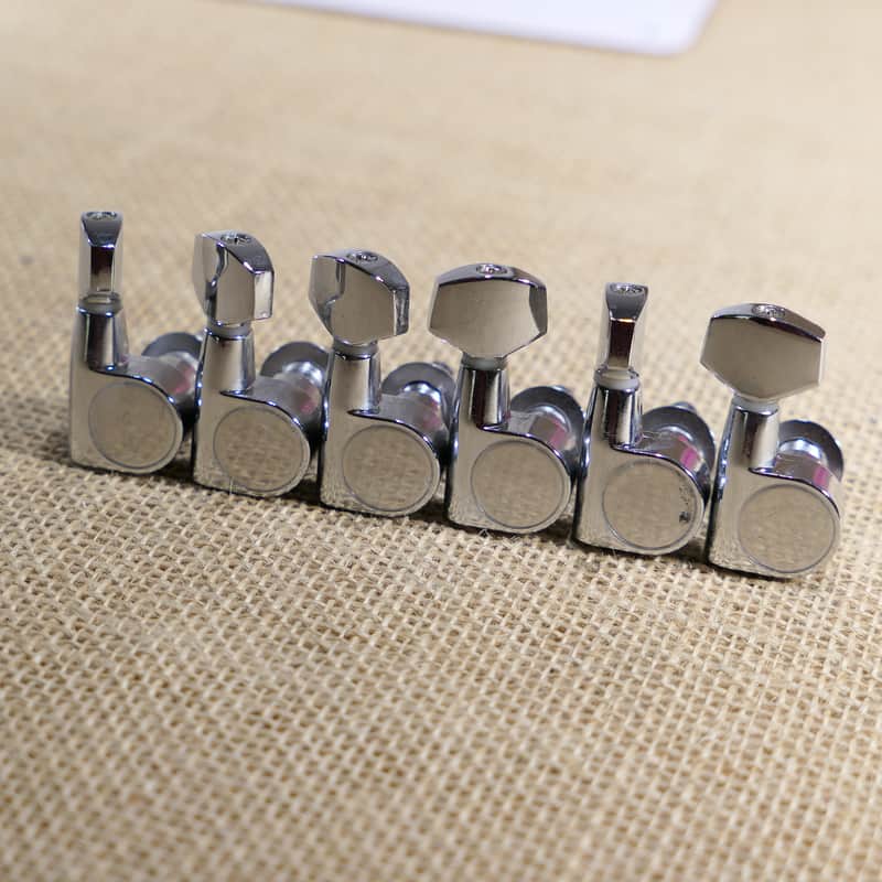 Tuners Chrome, Genuine 2022 Squier Bullet Special Stratocaster Same Day Shipping #DK07 image 1