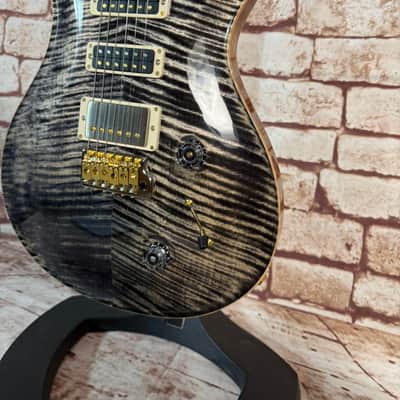 PRS Studio Wood Library Flame Charcoal Natural Mahagony Back image 2