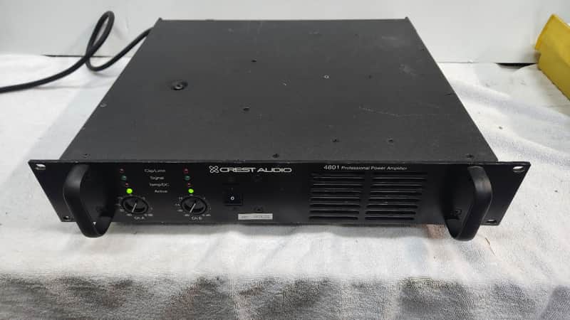 Legendary Amplifier Crest Audio Professional Power Amplifier 4801 , Crest’s legendary “overbuilt” power supply ,Made In USA image 1