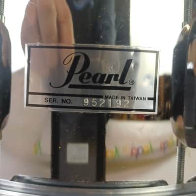 Pearl 5.5x14"Steel Shell Snare Drum 8-Lug Vintage 90s +Muffler Throw-Off/Butt SS image 2