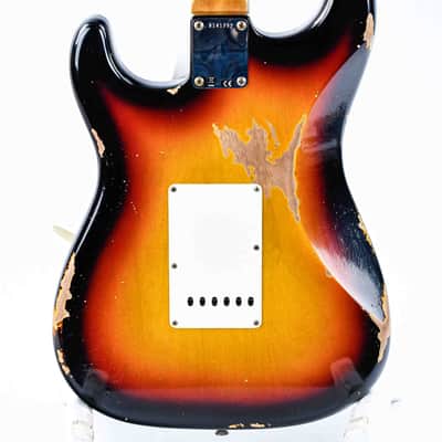 Fender Custom Shop 1965 Stratocaster 3 Color Sunburst Heavy Relic image 8