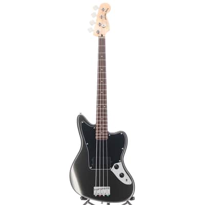 Squier Affinity Series Jaguar Bass H, Laurel Fingerboard, Black Pickguard, Charcoal Frost Metallic (RP) (01569) image 5