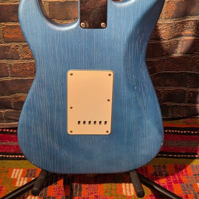 S-Style Partscaster - Aged Lake Placid Blue Body, Fender Custom Shop Neck & Bridge Pickups, Seymour Duncan SSL-1 Middle Pickup image 18