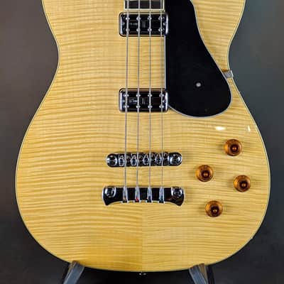 BP Rose BTF150 Semi-Hollowbody Bass Natural image 2