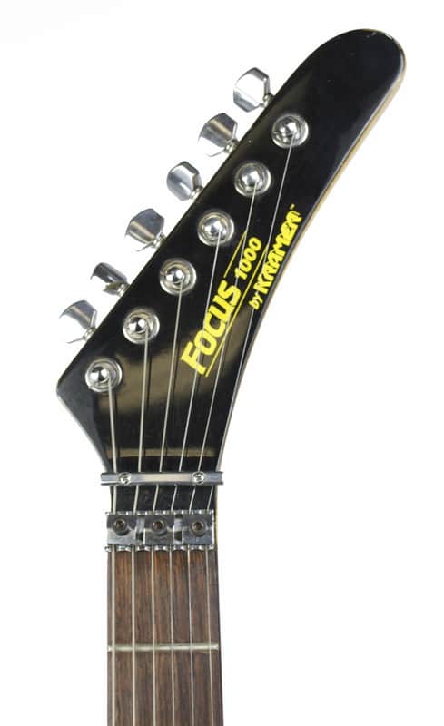 Kramer Focus 1000 1985 Black Original Floyd Rose | Reverb