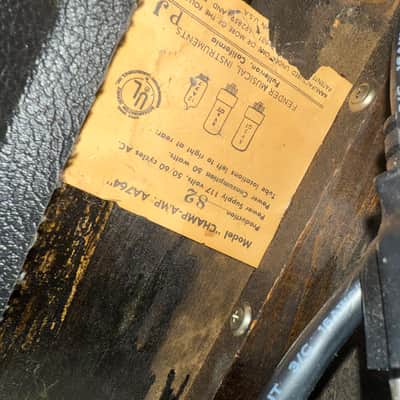 Fender Champ 1966 - Black Bild 4