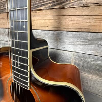Washburn EA15ITB Festival Series Mini Jumbo with Electronics 2010s - Ice Tea Burst image 4