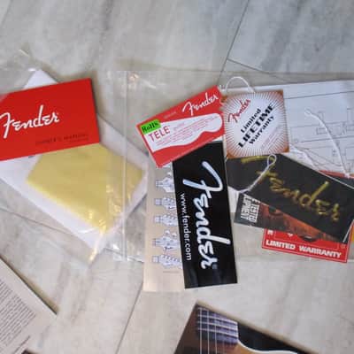 Fender Frontline Back Issues 1990's + Case Candy tags etc. image 7