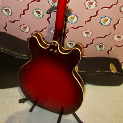 Harmony H-77 Three Pickup Hollowbody 1960s - Sunburst image 4