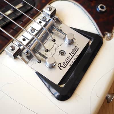 1967 Baldwin Shadows Vintage Electric Bass Guitar Bison Burns Hank Marvin w/ohc image 11