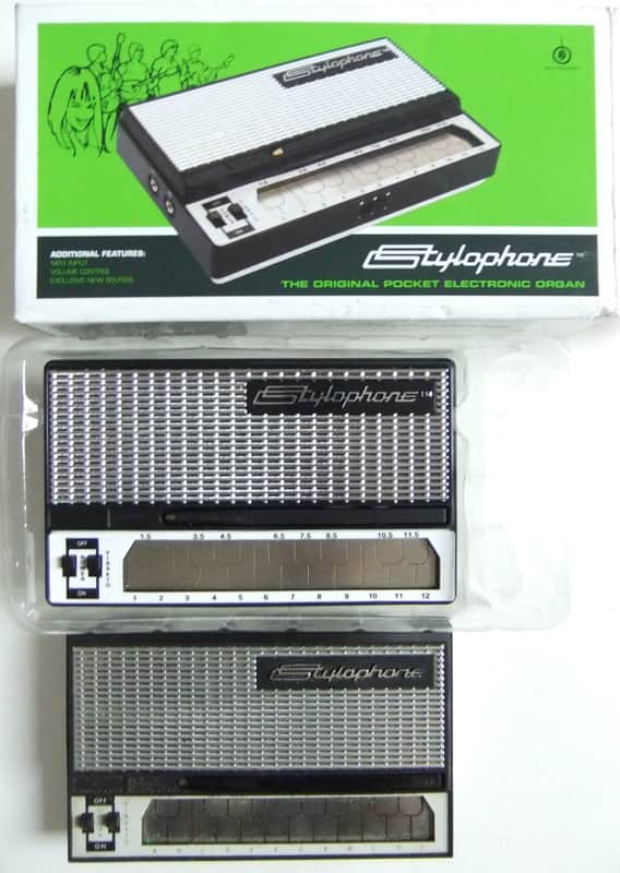 PAIR OF STYLOPHONE MODELS, MODERN AND VINTAGE, ONE ENGLISH MADE - BOTH UNTESTED image 1