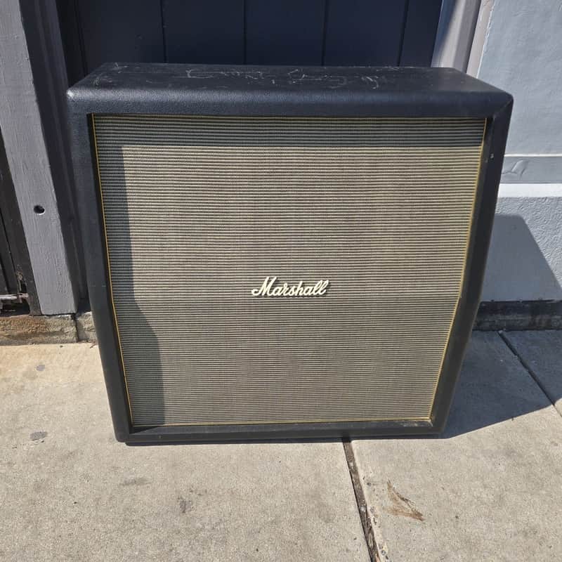 Marshall Origin ORI412A 240-Watt 4x12" Angled Guitar Speaker Cabinet 2018 - Present - Black image 1
