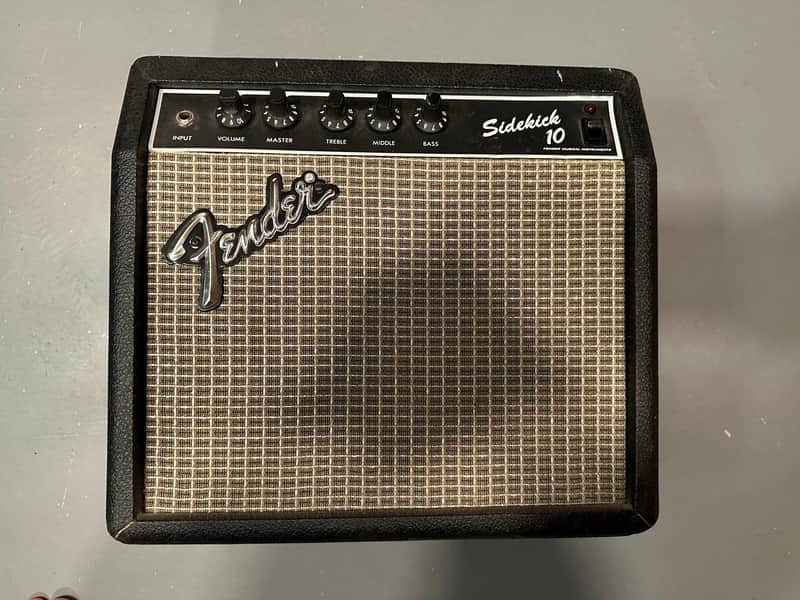 Fender Sidekick 10 1 X 6” Practice Amp 1986 - Black Tolex image 1