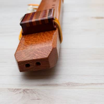 Drone Flute - Double Native American Flute in Wood - key in G image 3