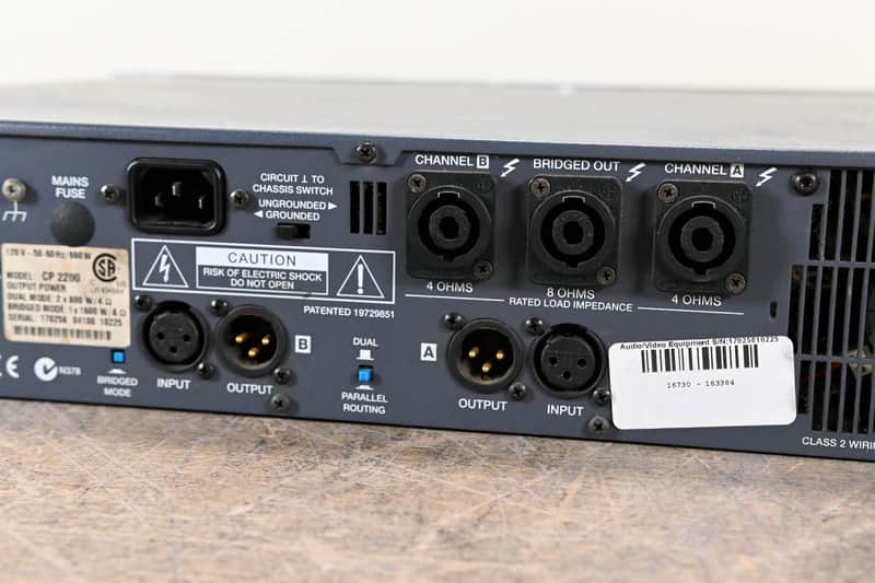 Electro-Voice (EV) CP2200 2-Channel Power Amplifier CG006FR | Reverb