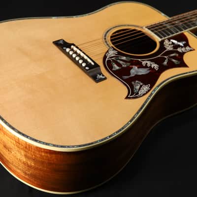 MINT Gibson Custom Shop Hummingbird Custom Koa Modern Collection Antique Natural - SSHCANGE 067 image 1