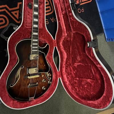 Ibanez Artcore Expressionist AG95QA Hollowbody Electric Guitar - Dark Brown Sunburst image 14