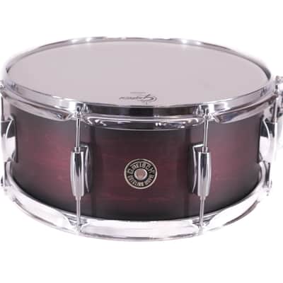 Gretsch Catalina Maple 14" x 6" Snare Drum – Satin Deep Cherry Burst – Excellent image 1