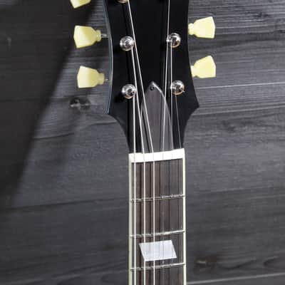 Eastman T64 Trapeze Iced Blue Metallic Hollowbody Electric Guitar image 23