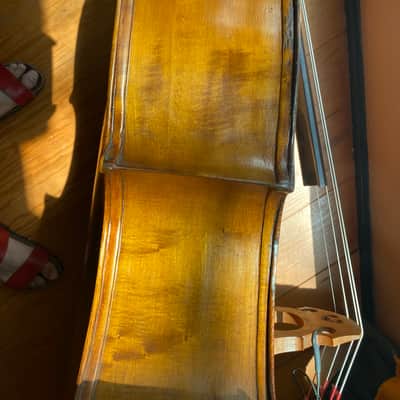 Double bass 3/4 circa 1800 3/4 swell back Pro instrument image 9