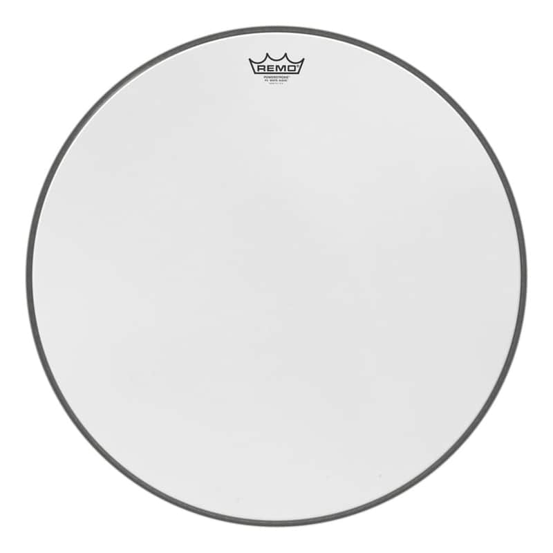 Remo Powerstroke P3 White Suede Bass Drumhead 22" image 1