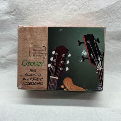 Grover Rotomatic Tuners NOS 1980's Nickel 102N 3+3 Machine Heads image 1