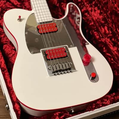 Fender John 5 Ghost Telecaster with Maple FB in Arctic White image 6