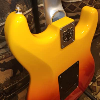 Left Handed Stratocaster Style Guitar Handcrafted Aluminum Neck image 11