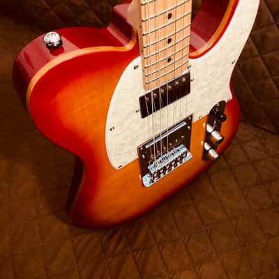 Michael Kelly MK53HCSMRO 53DB Flame Maple Top Alder Body Maple Neck 6-String Electric Guitar image 12