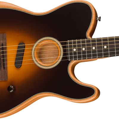 Fender Acoustasonic Player Telecaster Acoustic Electric, Shadow Burst image 3