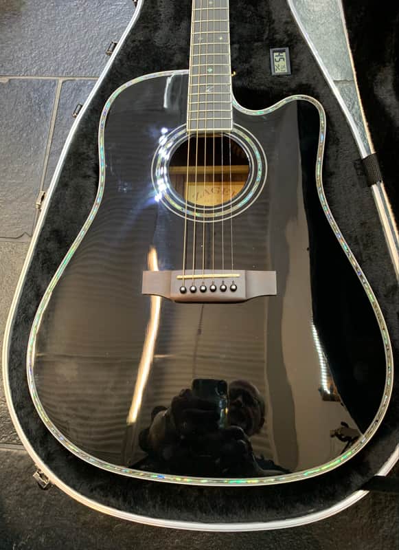 Zager Easy Play ZAD-80CE/AURA Acoustic/Electric Guitar, like new image 1