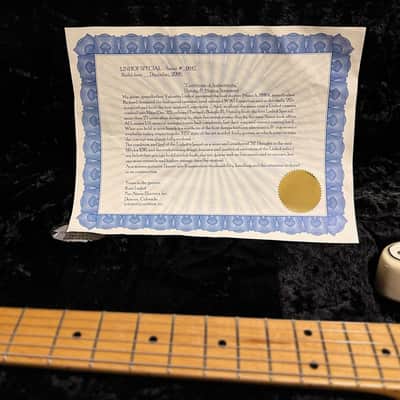 Linhof Special T - JW Black - 2006 - Aged White Blonde / Maple. Bill Frisell’s Luthier (Rare) Post Fender Custom Shop image 16