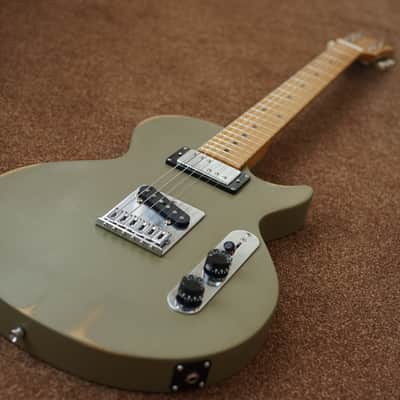 Warmoth Tele Paul Hybrid Worn Aged Relic Olive Drab Tex Mex Telecaster LP Hybrid Partscaster image 6