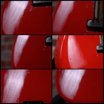 Fender Pre CBS Slab Board Stratocaster Fiesta Red 1960 w/OHSC (Refin/Refret) image 18