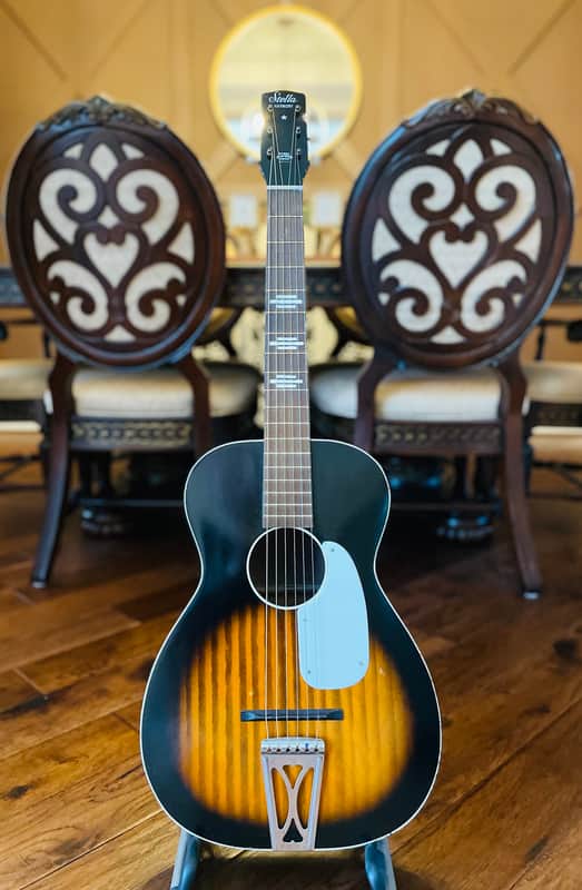 Stella H929 1965 - Striped Tobacco Burst image 1