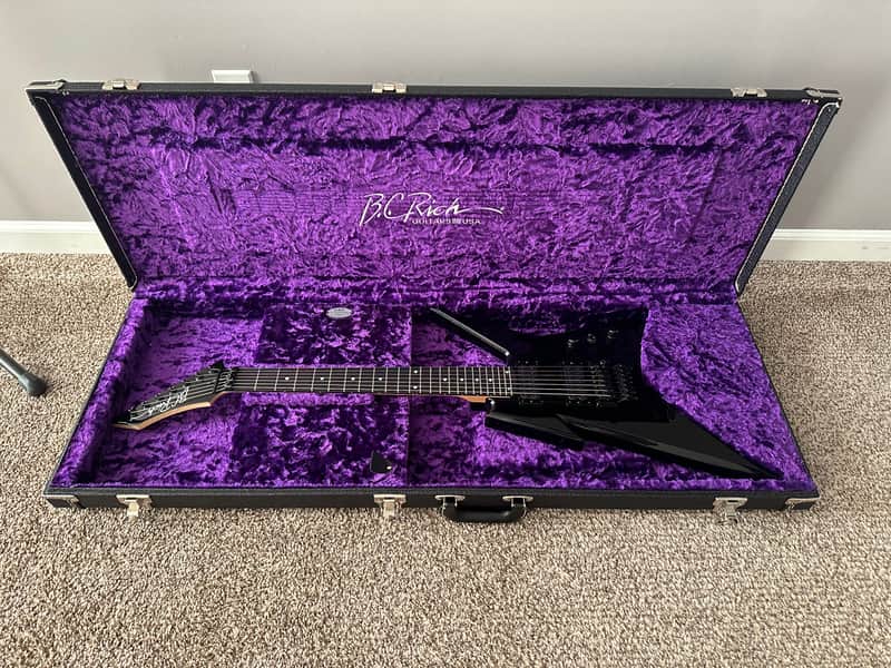 B.C. Rich Ironbird MK2 Legacy 7 USA 2023 - Black image 1