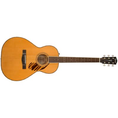 Fender PS-220E Parlor, Natural, Ovangkol Fingerboard image 9